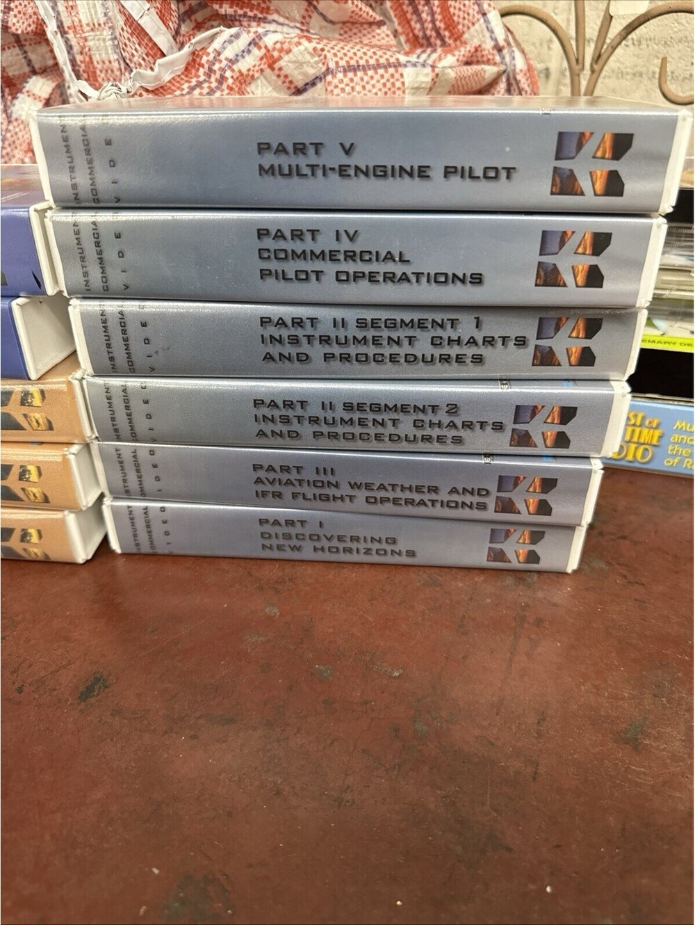 Rare Jeppesen's Instrument/Commercial VHS Vol 1-5